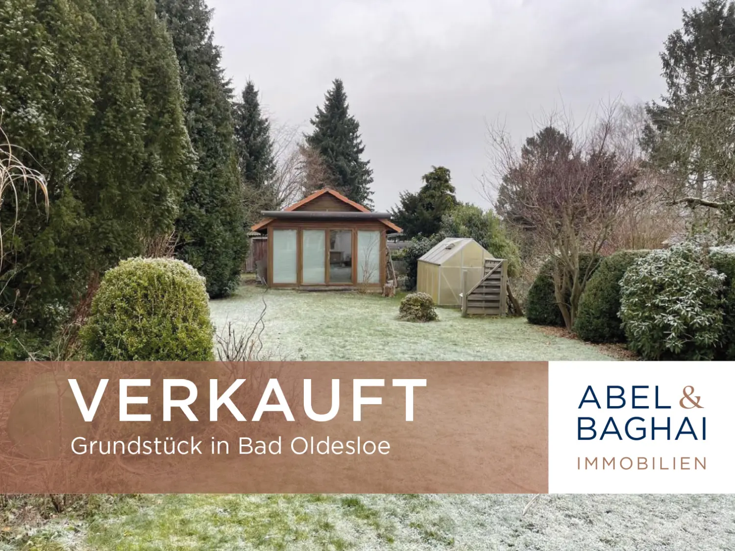 Abel&Baghai Immobilier - Plakat zum Verkauf einer Wohnung