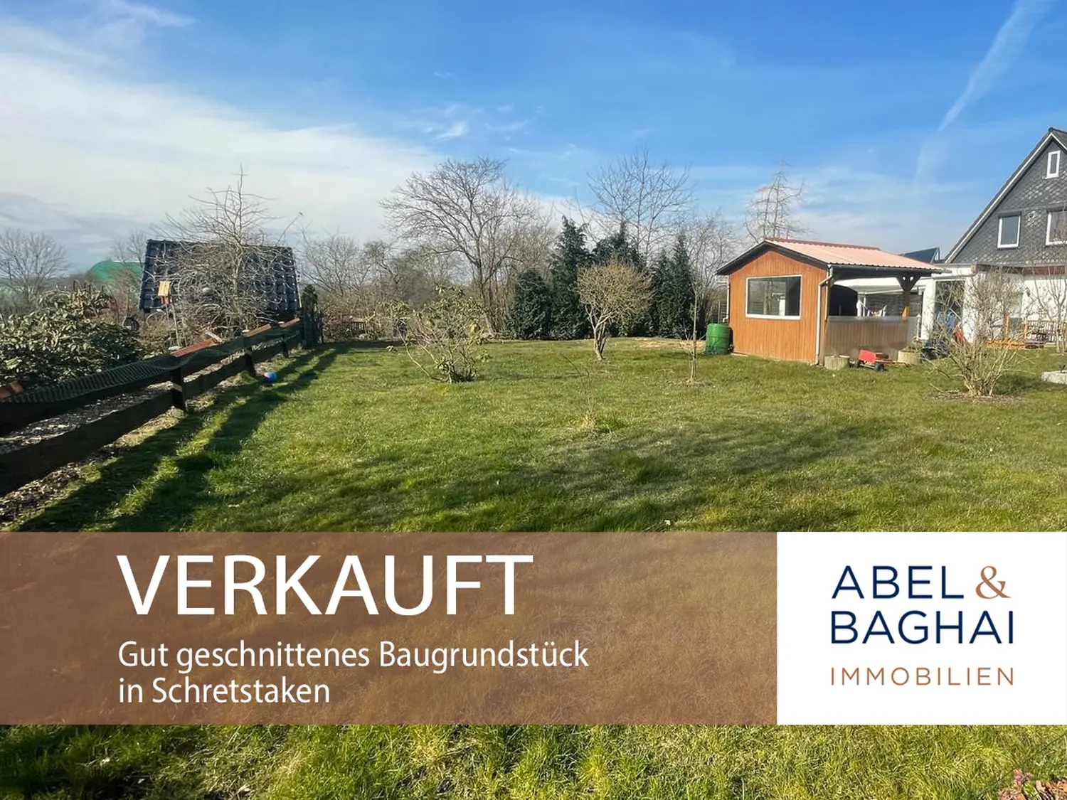 Abel&Baghai Immobilier - Plakat zum Verkauf einer Wohnung