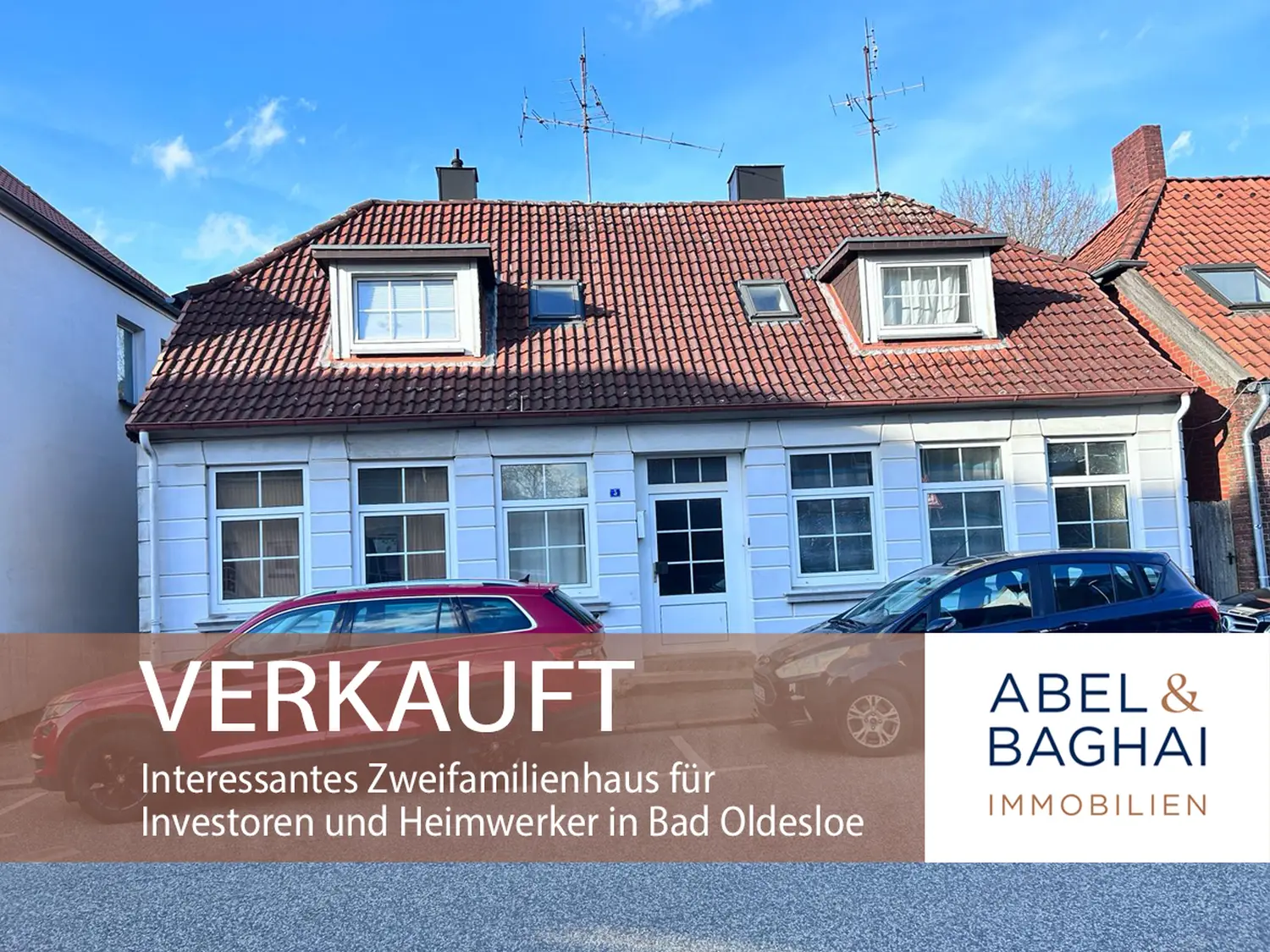 Abel&Baghai Immobilier - Plakat zum Verkauf einer Wohnung