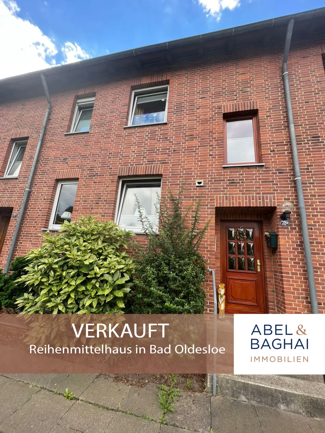 Abel&Baghai Immobilier - Plakat zum Verkauf einer Wohnung