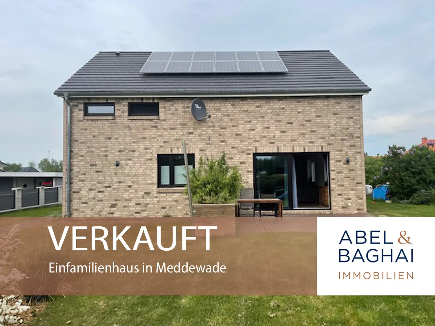 Abel&Baghai Immobilier - Plakat zum Verkauf einer Wohnung