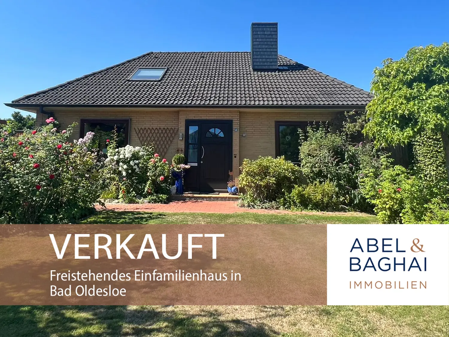 Abel&Baghai Immobilier - Plakat zum Verkauf einer Wohnung