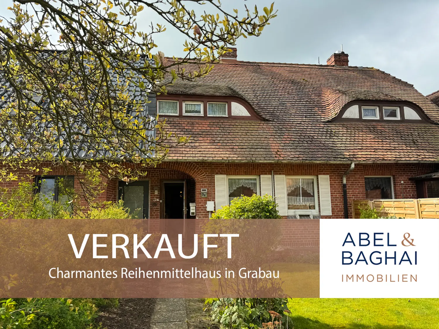 Abel&Baghai Immobilier - Plakat zum Verkauf einer Wohnung