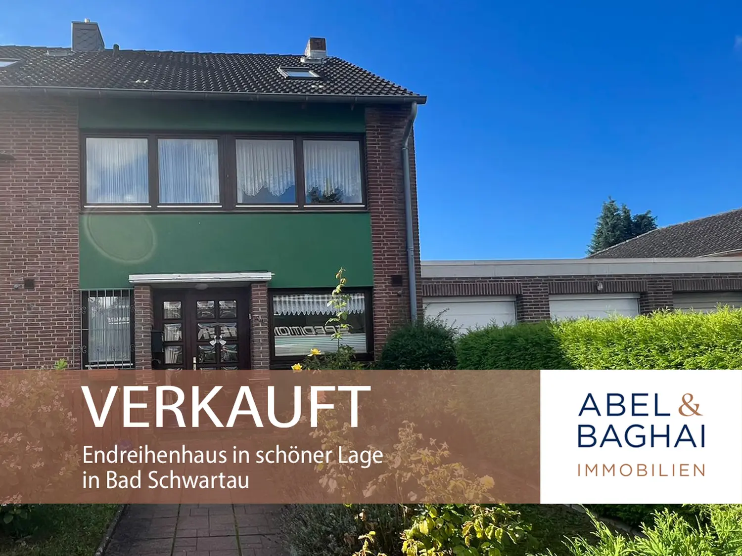 Abel&Baghai Immobilier - Plakat zum Verkauf einer Wohnung