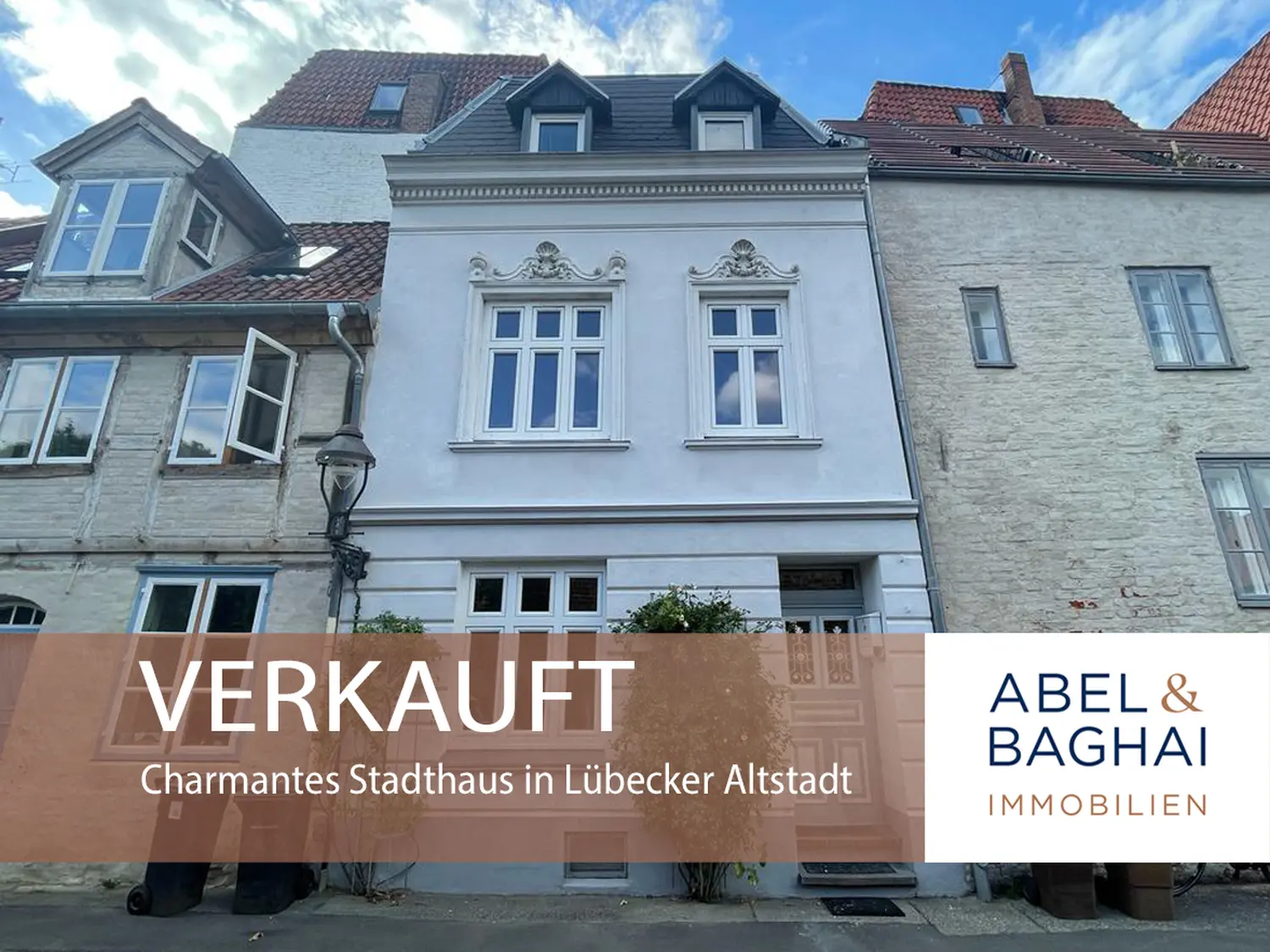Abel&Baghai Immobilier - Plakat zum Verkauf einer Wohnung