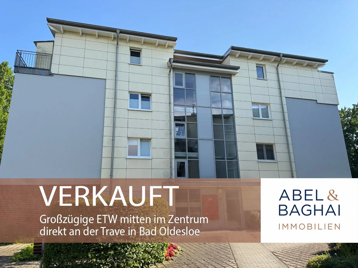 Verkauft: Großzügige ETW mitten im Zentrum direkt an der Trave in Bad Oldesloe